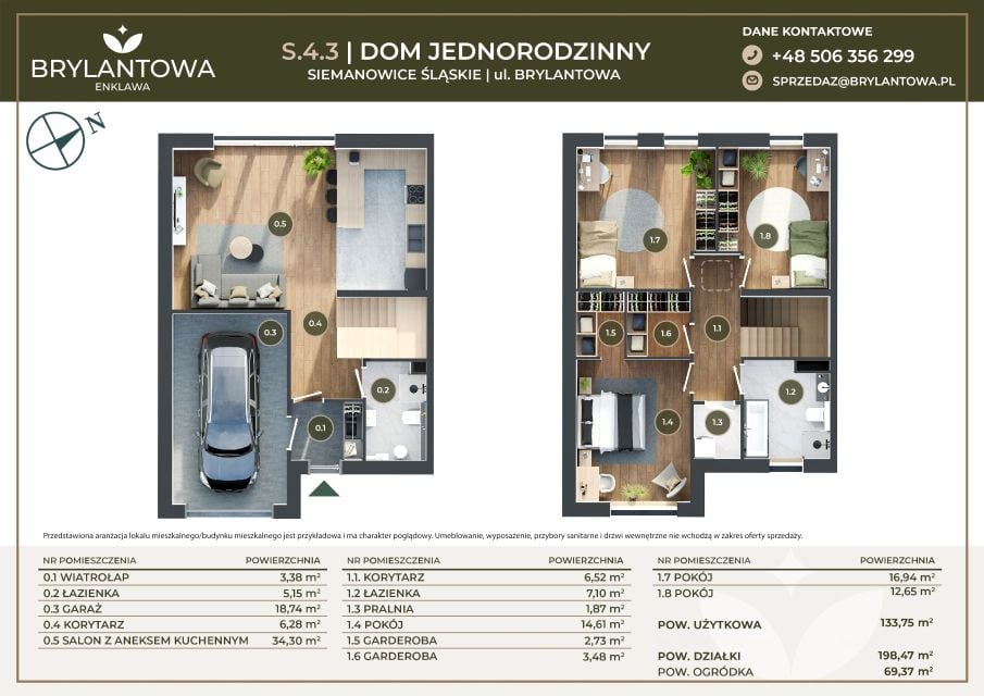 Nowy dom Bytków, ul. Brylantowa