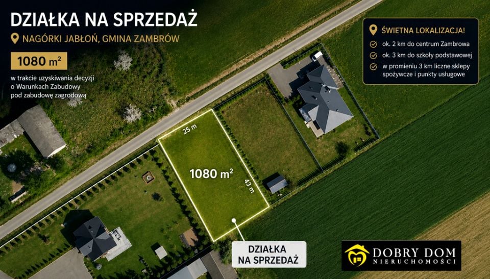 Działka Nagórki-Jabłoń