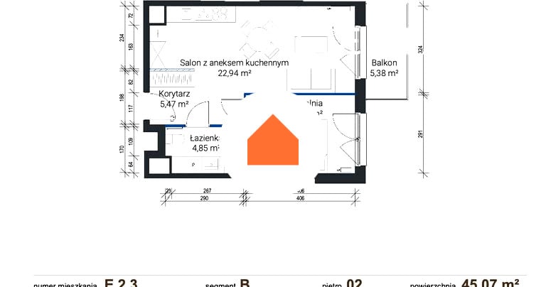 Apartament, ul. Pana Tadeusza