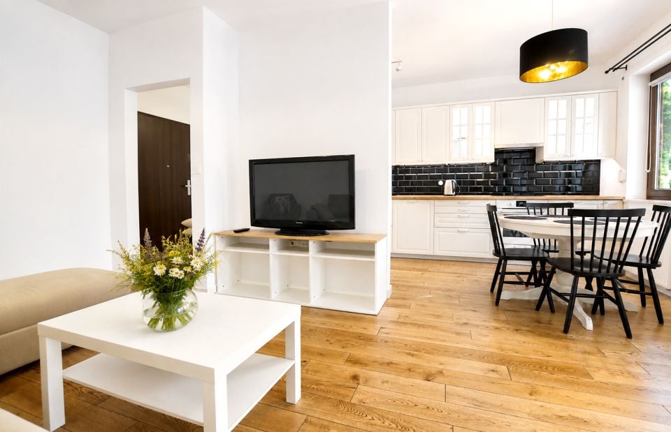 Mieszkanie apartamentowiec nad rzeką