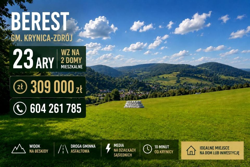 Działka budowlana Berest