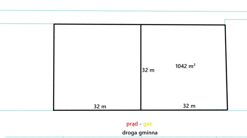 Działka budowlana Trypucie