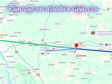Działka przy lesie
