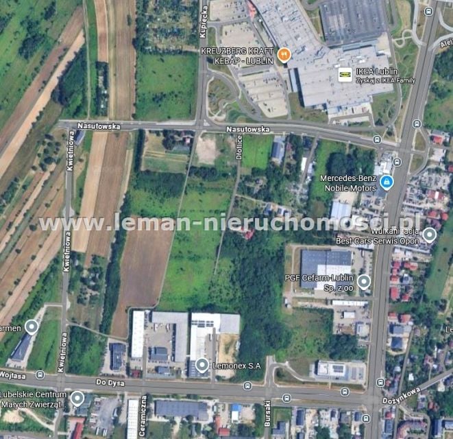 Działka inwestycyjna Lublin
