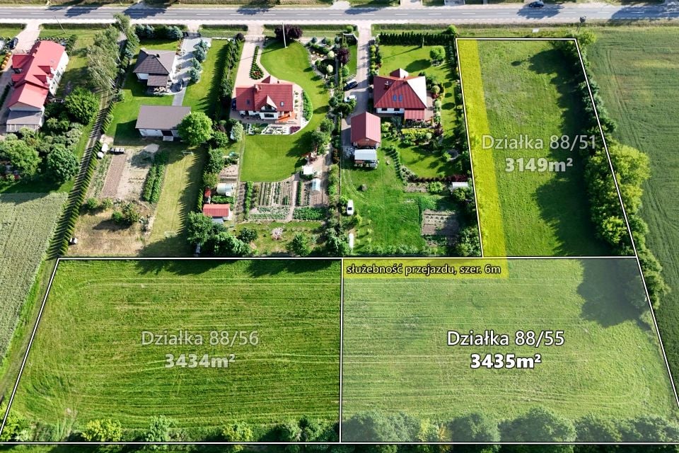 Działka budowlano-rolna Łaziska