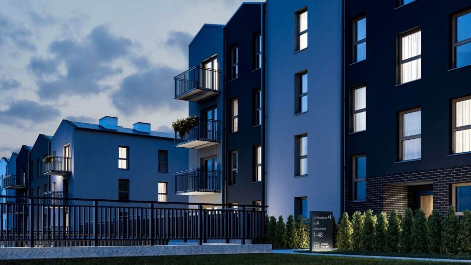 Apartament, ul. Muszlowa - Widok 5