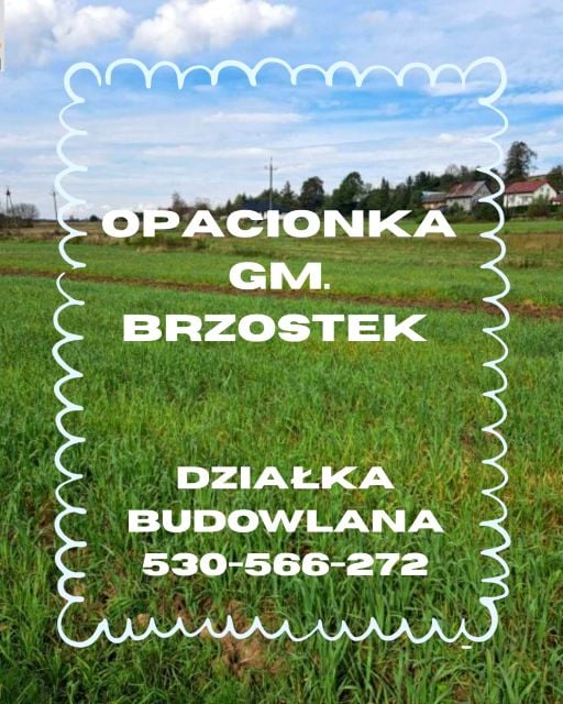 Działka budowlana Brzostek