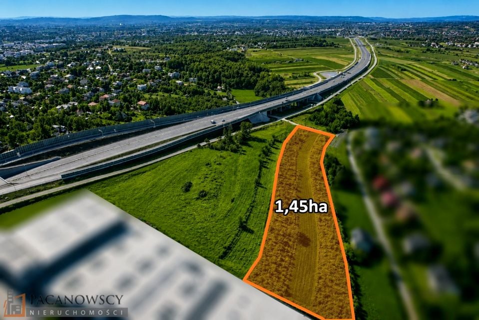 Działka usługowa Bibice
