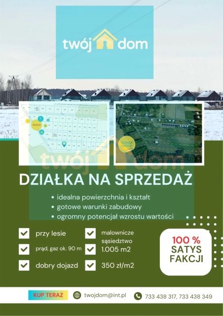Działka budowlana Skrybicze