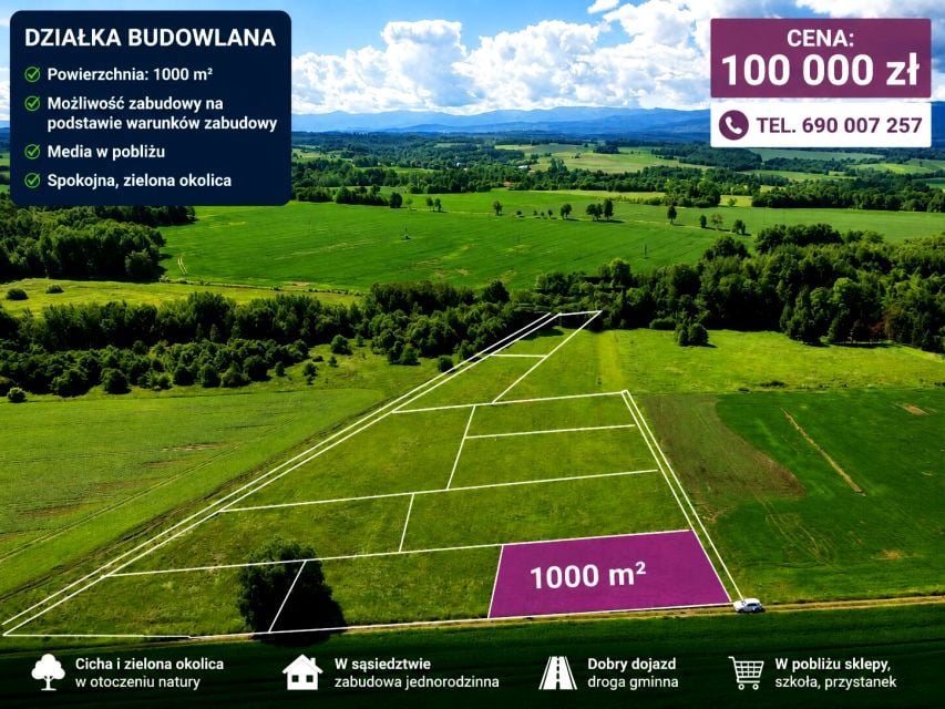 Działka inna Krzewie Wielkie