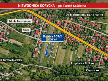 Działka budowlano-rolna Niewodnica Korycka