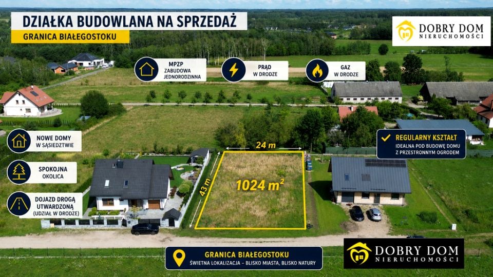Działka budowlana Białystok sprzedam