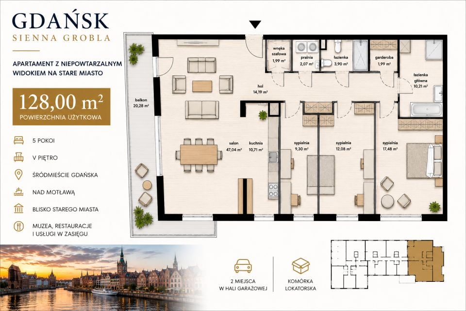 Mieszkanie apartamentowiec Gdańsk