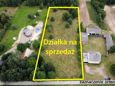 Działka przy lesie