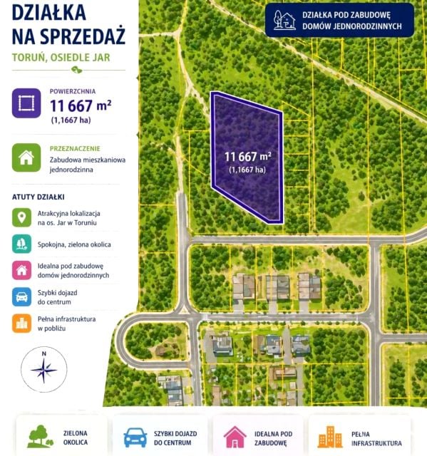 Działka inna Toruń