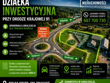 Działka inwestycyjna Dolna Grupa