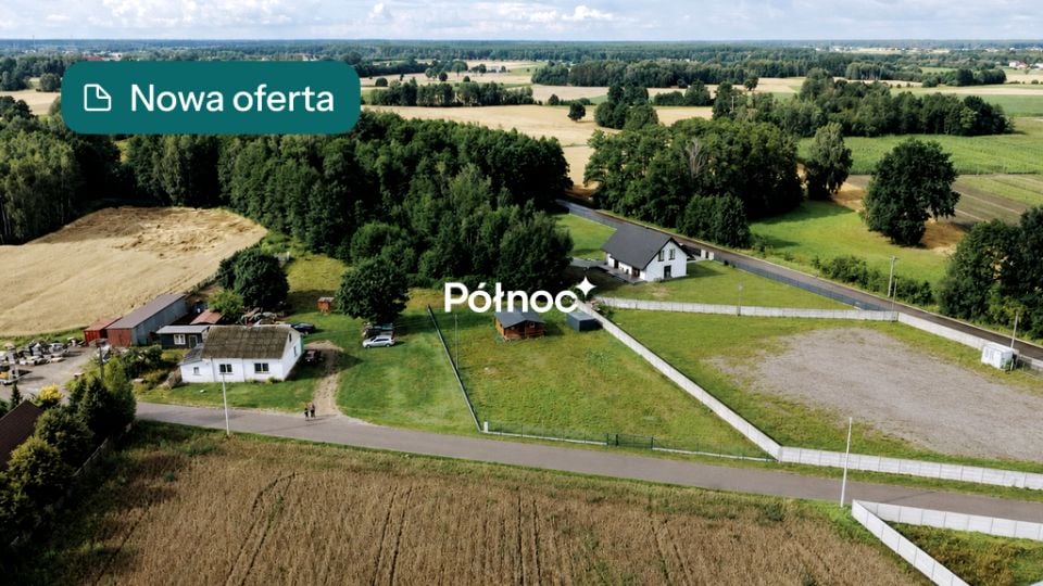 Ogrodzona działka sprzedam