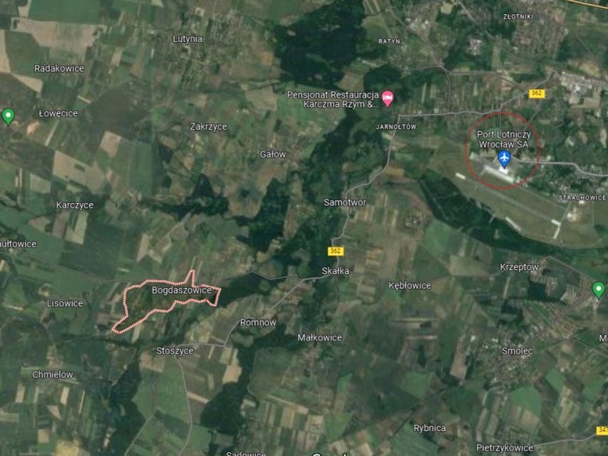Działka budowlana Bogdaszowice sprzedam