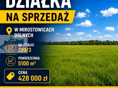 Działka budowlana Mirostowice Dolne