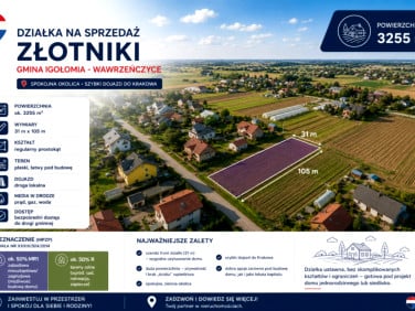 Działka budowlana Złotniki