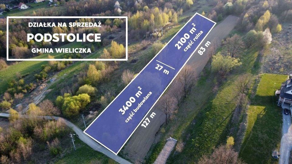 Działka budowlana Podstolice