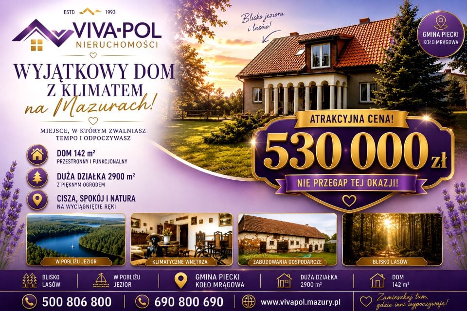 Dom Piecki sprzedaż
