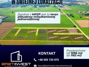 Działka budowlana Zatory