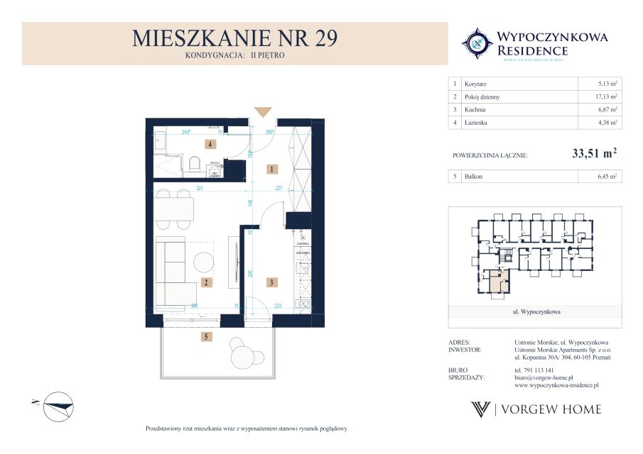 Mieszkanie ul. Wypoczynkowa 4