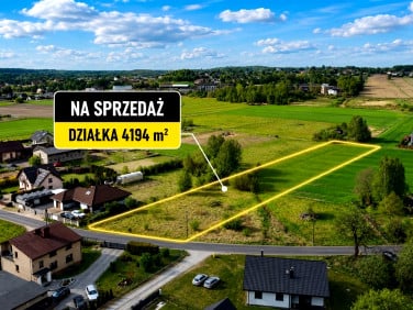 Działka budowlano-rolna Wyry