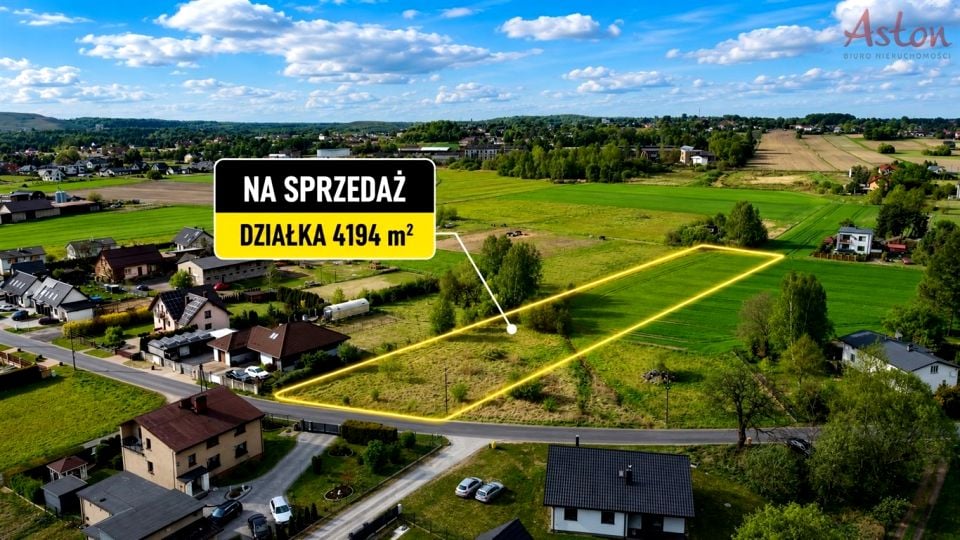 Działka budowlano-rolna Wyry