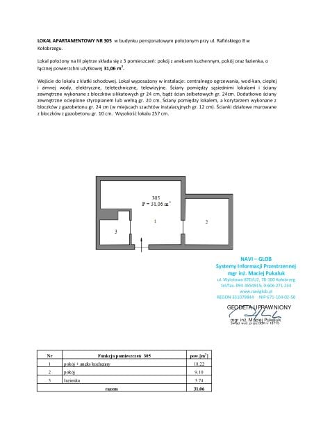 Mieszkanie Solne Zdroje, ul. Rafińskiego 8