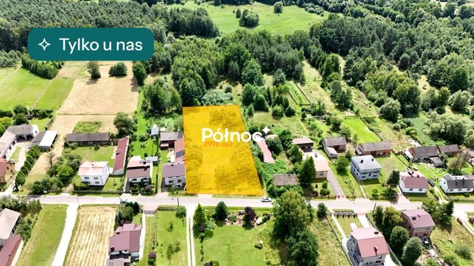 Działka przy lesie