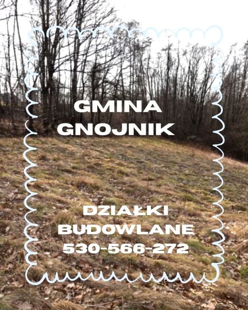 Działka budowlana Gnojnik sprzedam