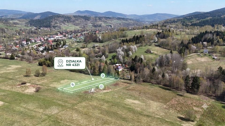 Działka budowlana Lachowice