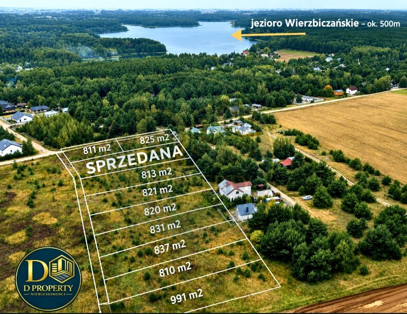 Działka budowlana Wymysłowo