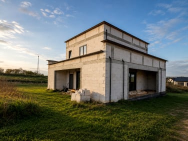 Dom z balkonem
