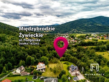 Zalesiona działka Międzybrodzie Żywieckie