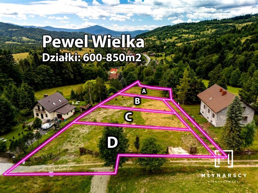 Działka budowlana Pewel Wielka