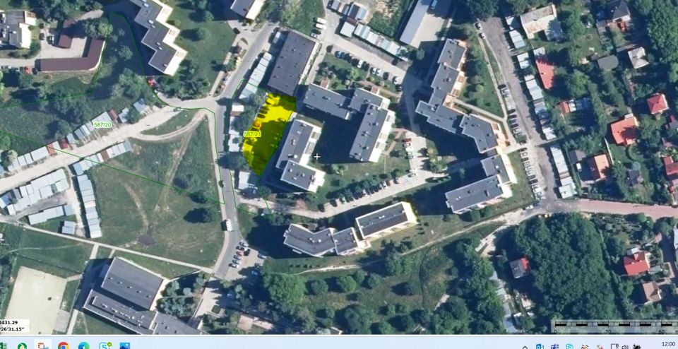 Działka usługowa Chełm