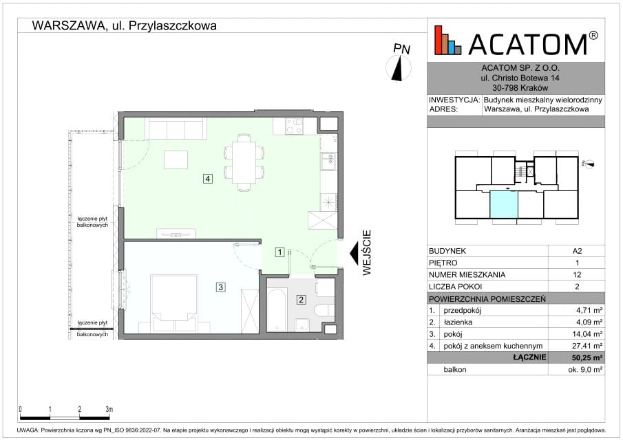Mieszkanie Falenica, ul. Przylaszczkowa 17