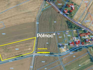 Działka budowlano-rolna Wartowice