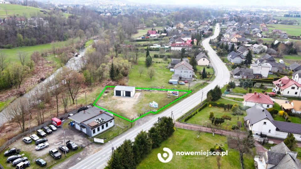 Działka usługowa Wieprz