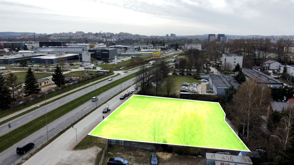 Działka inwestycyjna Kielce