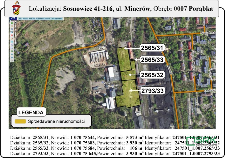 Działka inna Sosnowiec