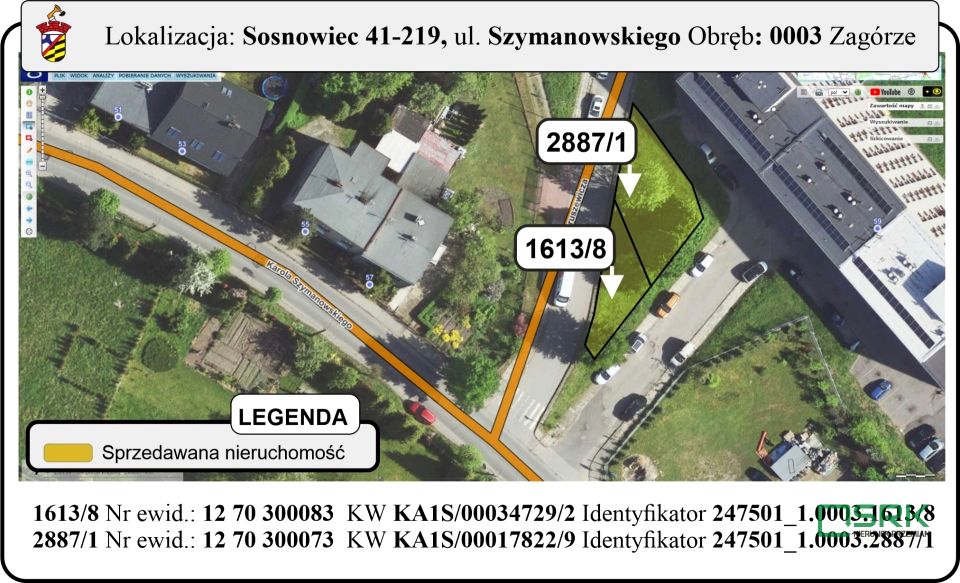 Działka inna Sosnowiec
