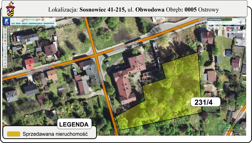 Działka inna Sosnowiec