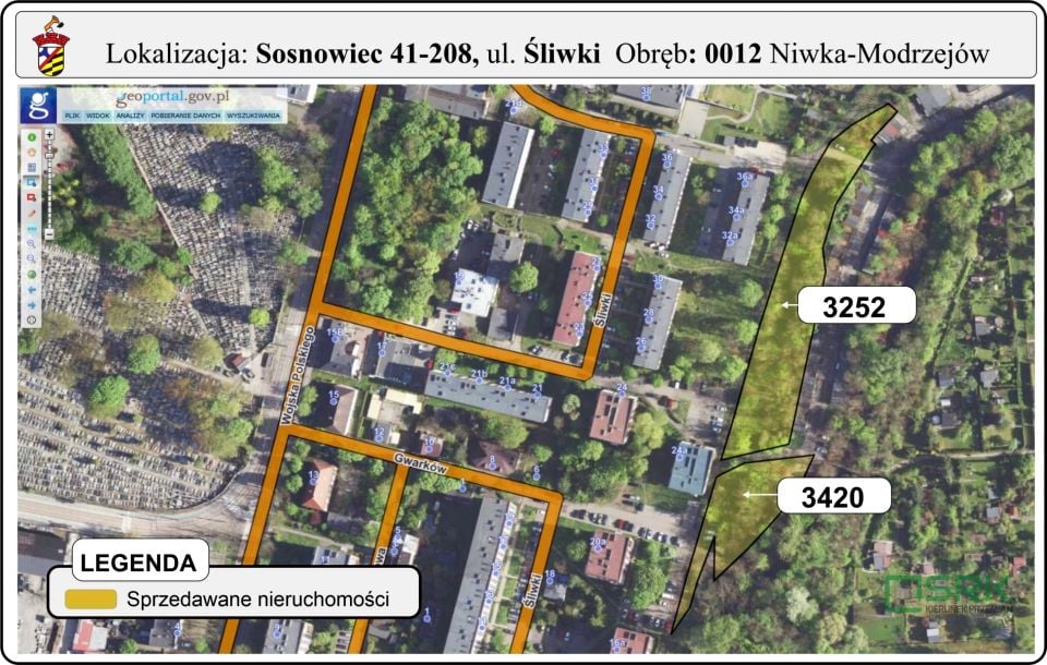 Działka inna Sosnowiec