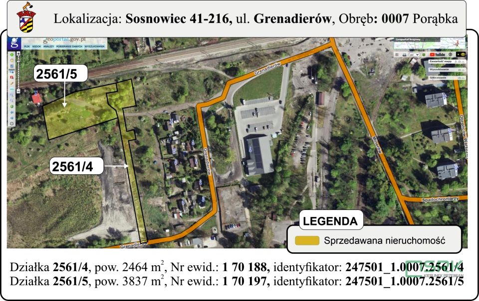 Działka inna Sosnowiec
