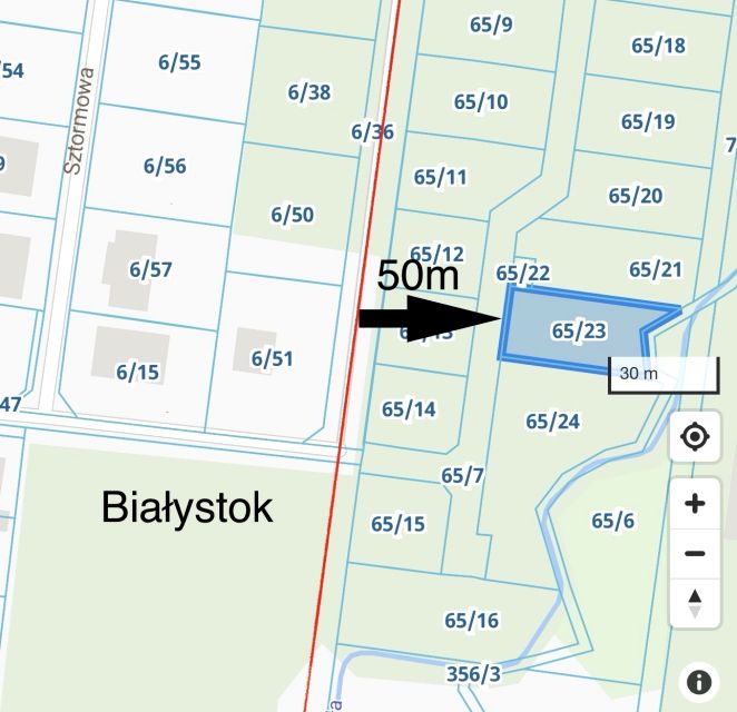 Działka budowlano-rolna Kuriany