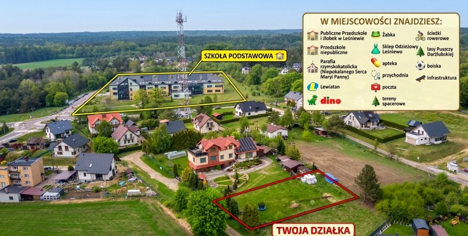 Działka budowlana Leśniewo